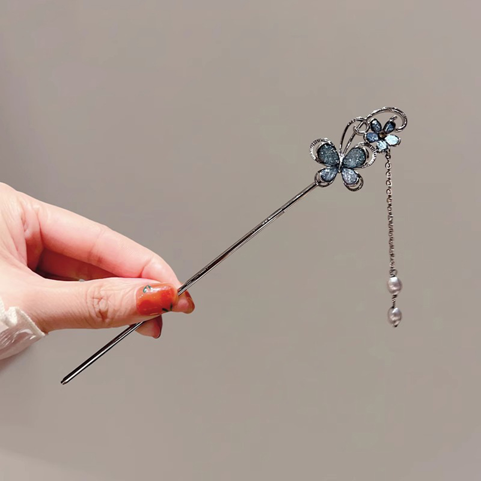 Hanbok Hair Pin - Wsuwki do włosów z frędzlami w