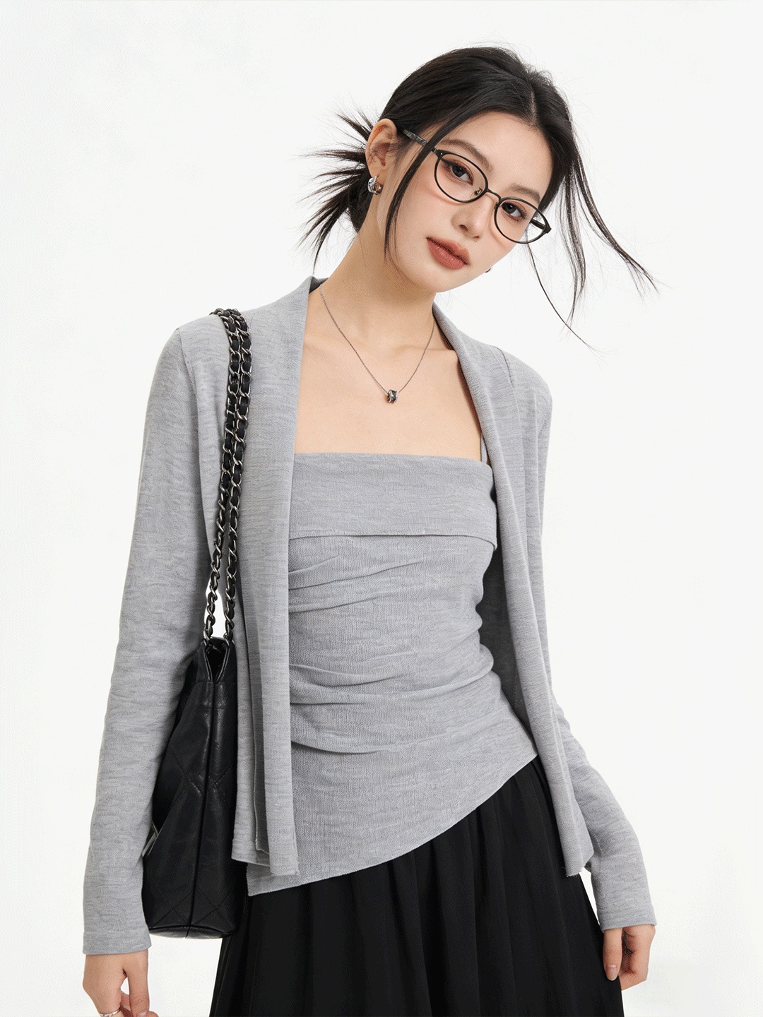 The Korean Lifestyle - Komplet dwuczęściowy: Przyjazny dla skóry, krótki,