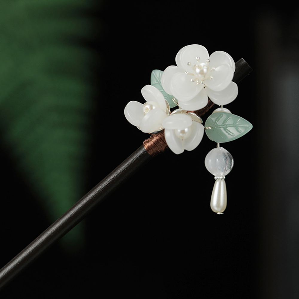 Hanbok Hair Pin - Retro Spinka do włosów z kwiatem,