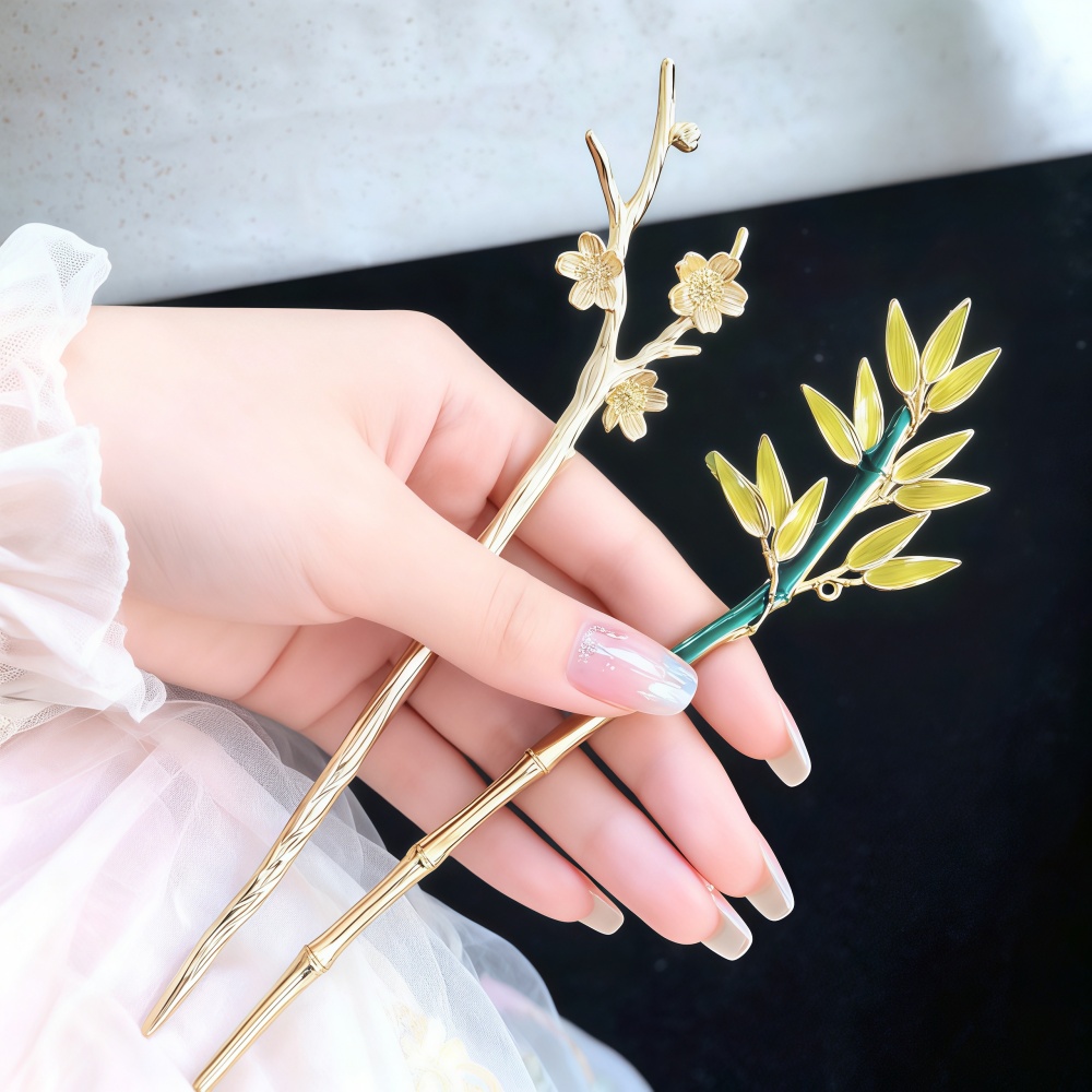 Emaliowana spinka do włosów ze – Hanbok Hair Pin recenzja i cena