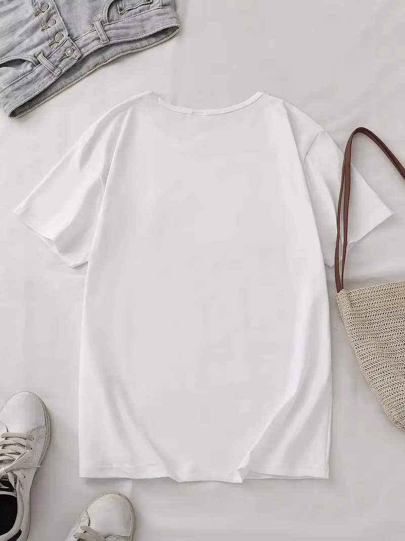 Damska koszulka z ilustracją p – Korean Pants Lifestyle recenzja i cena
