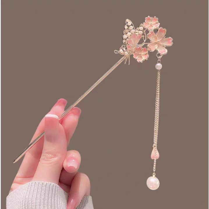 Spinka do włosów Sakura o luks – Hanbok Hair Pin recenzja i cena