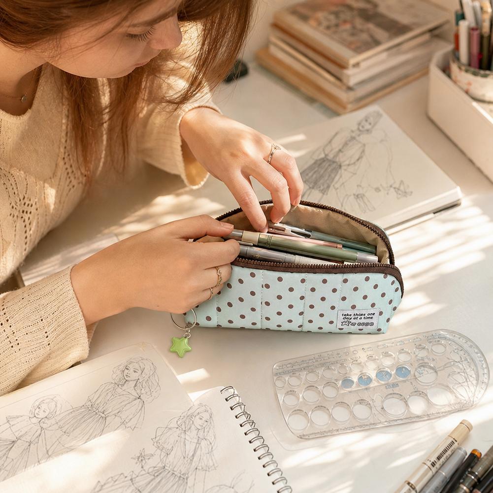 Pojemny piórnik Mint Life w ko – Korean Student Lifestyle recenzja i cena