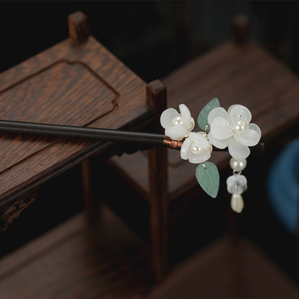Retro Spinka do włosów z kwiat – Hanbok Hair Pin recenzja i cena
