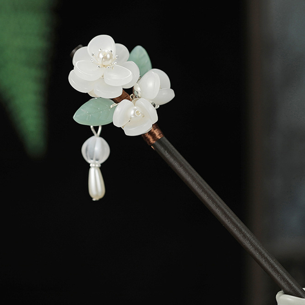Retro Spinka do włosów z kwiat – Hanbok Hair Pin recenzja i cena